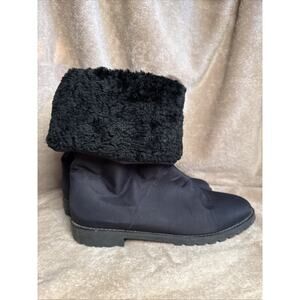 Gore-Tex Waterproof Winter Boots Fur Lined Black Casual Outdoor Womens Sz 6.5/7?